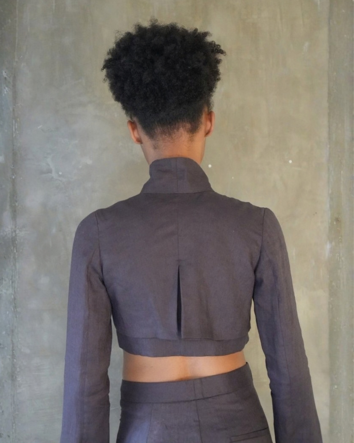 CHAQUETA CRUZADA CORTA