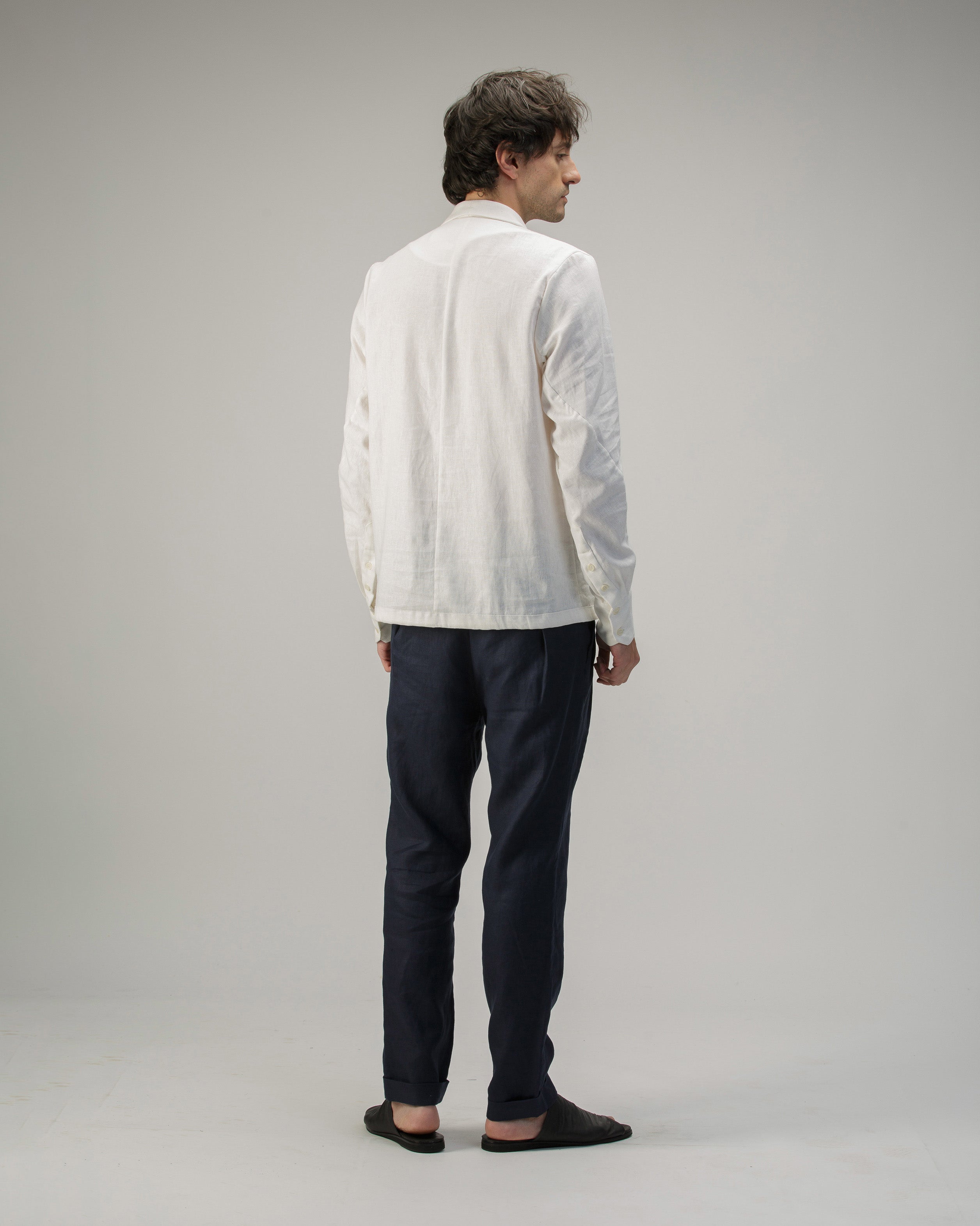 CAMISA CRUZADA CUELLO SMOKING