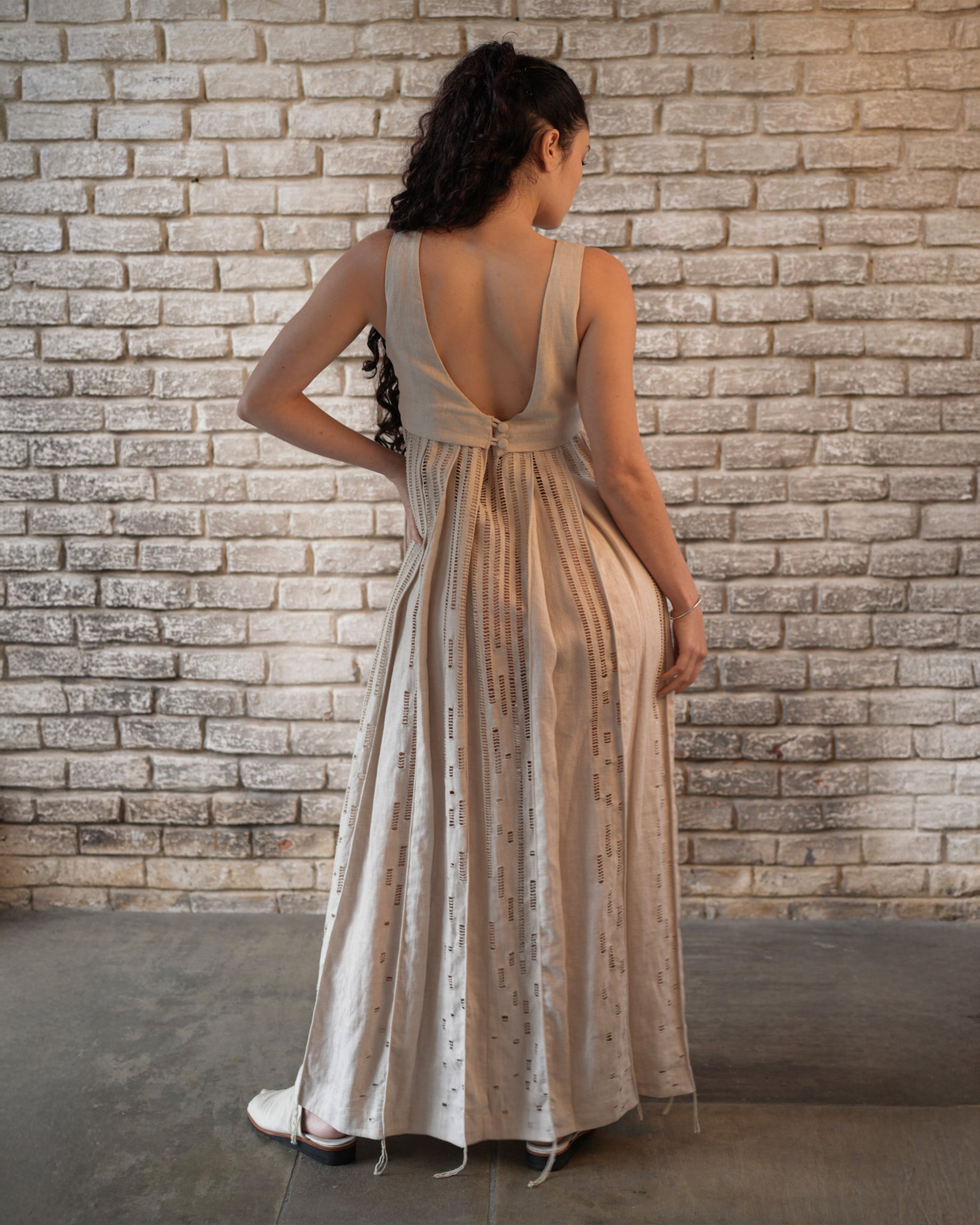 HABUB OPENWORK DRESS