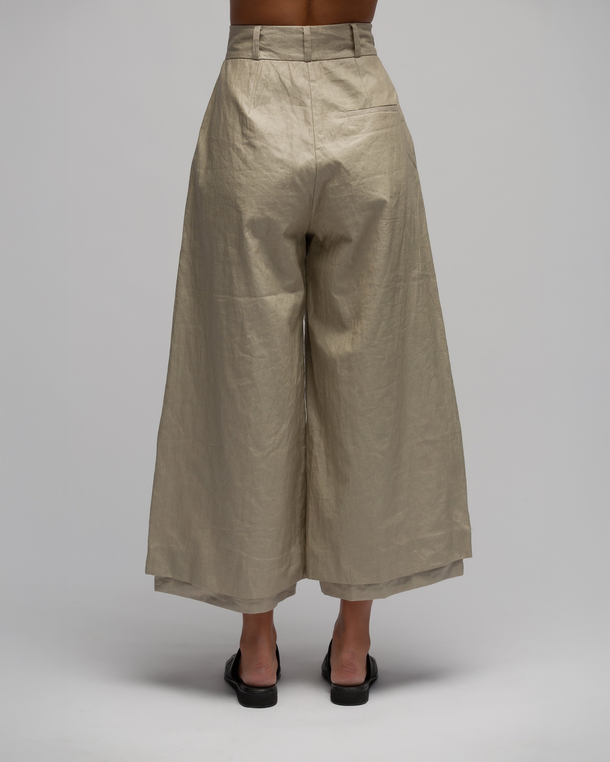 PANTALON WIDE PLUS ENCERADO